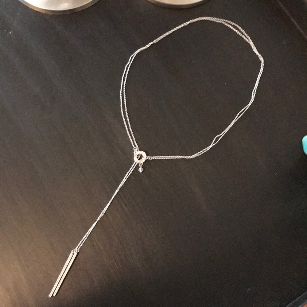 Touchstone Crystal Pave’ Stick Lariat
